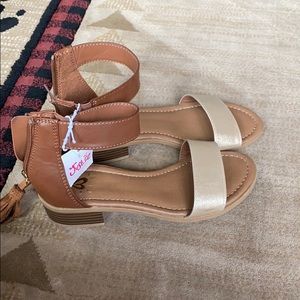 Brown dress sandals